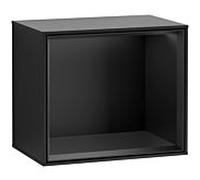 Villeroy und Boch module d' Finion F590PDPD 41.8x35.6x27cm, station de charge, étagère Black Matt, Black matt laquer
