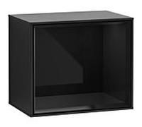 Villeroy und Boch module d' Finion F590PHPD 41.8x35.6x27cm, station de charge, étagère Glossy Black, laqué noir mat