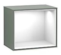 Villeroy und Boch module d' Finion G580GFGM 41.8x35.6x27cm, Emotion, étagère Glossy White , Olive Matt Lacquer