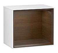 Villeroy und Boch module d' Finion G580GNGF 41.8x35.6x27cm, Emotion, étagère Walnut Veneer , laqué blanc brillant