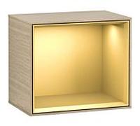 Villeroy und Boch module d' Finion G580HFPC 41.8x35.6x27cm, Emotion, étagère or mat, Oak Veneer