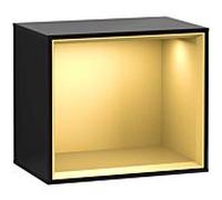 Villeroy und Boch module d' Finion G580HFPH 41.8x35.6x27cm, Emotion, étagère or mat, Glossy Black Lacquer