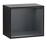 Villeroy und Boch module d' Finion G580HGPD 41.8x35.6x27cm, Emotion, étagère Midnight Blue , laqué noir mat