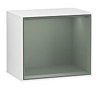 Villeroy und Boch module d' Finion Villeroy und Boch FD10GMGF 41,8x35,6x27cm, étagère olive mat, laqué blanc brillant