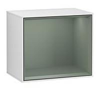 Villeroy und Boch module d' Finion Villeroy und Boch FD10GMMT 41,8x35,6x27cm, étagère olive mat, laqué blanc mat