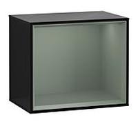 Villeroy und Boch module d' Finion Villeroy und Boch FD10GMPH 41,8x35,6x27cm, étagère olive mat, Glossy Black Lacquer