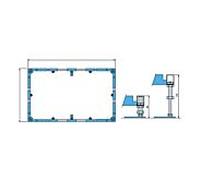 Villeroy & Boch ViFrame pour petits receveurs de douche, U91412100,