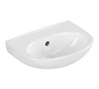 Villeroy und Boch O.novo lavabo 43403701 36x27,5cm, ovale, sans trop-plein, trous de robinetterie latéraux préperforés, blanc
