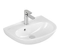 Villeroy und Boch O.novo lavabo 43405001 50x38cm, ovale, trou pour robinetterie avec trop-plein, blanc