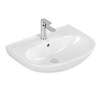 Villeroy und Boch O.novo lavabo 4A4060R1 60x46cm, ovale, trou pour robinetterie avec trop-plein, blanc C-plus