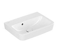 Villeroy und Boch O.novo lave-mains 434452T2 50x37cm, carré, sans trou pour robinetterie, avec trop-plein, blanc AntiBac C-plus