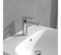 Villeroy & Boch Robinet mitigeur lavabo O.Novo TVW10400300161 sans garniture de vidage à tige Chrome