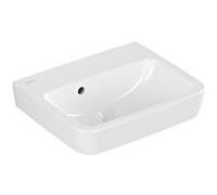 Villeroy und Boch O.novo unité encastrable / supérieure lave-mains 43444JR1 45x37cm, carré, avec trou pour robinetterie, sans trop-plein, blanc C-plus