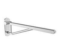 Villeroy und Boch Poignée pliante Vicare Desing 92174261 75 cm, acier inoxydable chromé, avec support en acier inoxydable