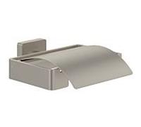 Villeroy und Boch Porte-papier hygiénique Elements Striking TVA15201300064 131x45x115mm, avec couvercle, nickel brossé noir