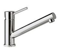 Villeroy und Boch robinet de cuisine Como 925100LE 15,3 l / min, tuyaux de raccordement flexibles, acier inoxydable massif, poli