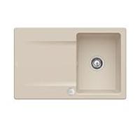 Villeroy und Boch Siluet évier 333402AM avec garniture de vidage et actionnement excentrique, Amande