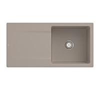 Villeroy und Boch Siluet évier 333601AM avec garniture de vidage et commande manuelle, amande