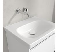 Villeroy und Boch Skyla 5A5158RW 55x44,5cm, sans trou pour robinetterie, sans trop-plein, Stone White C+