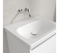 Villeroy und Boch Skyla 5A5163RW 60x46cm, sans trou pour robinetterie, sans trop-plein, Stone White C+