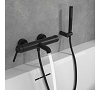Villeroy und Boch Skyla robinet de baignoire TVS116003000K5 laiton, noir mat