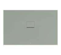 Villeroy und Boch Squaro Infinity Duschwanne UDQ1490SQI2MVR8 140 x 90 x 4 cm, morning green, Aufmaß für flächenbündige Installation