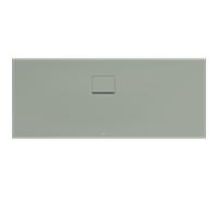 Villeroy und Boch Squaro Infinity Duschwanne UDQ1770SQI2LVR8 170 x 70 x 4 cm, morning green, Eck-Einbau links gegen Wand