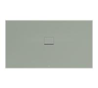 Villeroy und Boch Squaro Infinity Duschwanne UDQ1810SQI2V-R8 180 x 100 x 4 cm, morning green, universal einbaubar