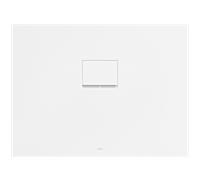 Villeroy und Boch Squaro Infinity Receveur de douche UDQ1075SQI2IVRW 100 x 75 x 4 cm, Blanc pierre, pour montage encastré Plomberie