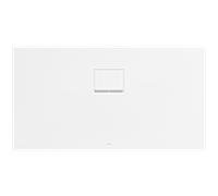 Villeroy und Boch Squaro Infinity Receveur de douche UDQ1370SQI2IVRW 130 x 70 x 4 cm, Blanc pierre, pour montage encastré Plomberie