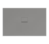 Villeroy und Boch Squaro Infinity Receveur de douche UDQ1490SQI2MV3S 140 x 90 x 4 cm, gris, dimensions pour montage encastré Plomberie