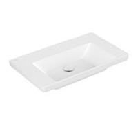 Villeroy und Boch Subway 3. 1930 4A7083RW 80x47cm, sans trou pour robinetterie / sans trop-plein, blanc pierre C-plus