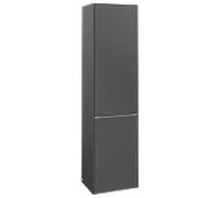 Villeroy und Boch Subway 3. 1930 armoire haute C59300VR 40x171x36.2cm, charnière droite / poignée aluminium brillant, graphite