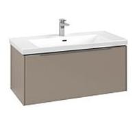 Villeroy und Boch Subway 3. 1930 C569L0VM 97,3x42,9x47,8cm, avec LED / poignée aluminium brillant, taupe