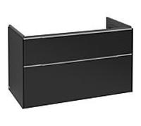 Villeroy und Boch Subway 3. 1930 C570L0VL 97,3x57,6x47,8cm, avec LED / poignée aluminium brillant, noir volcan