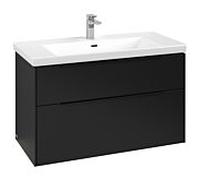 Villeroy und Boch Subway 3. 1930 C570L1VL 97,3x57,6x47,8cm, avec LED / poignée Volcano black, Volcano black