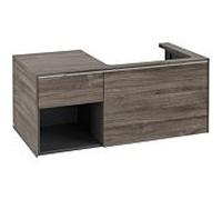 Villeroy und Boch Subway 3. 1930 C57100RK 100,1x42,25x51,6cm, sans LED / poignée aluminium brillant, chêne pierre