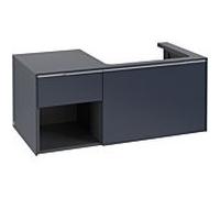 Villeroy und Boch Subway 3. 1930 C57100VQ 100,1x42,25x51,6cm, sans LED / poignée aluminium brillant, bleu marine