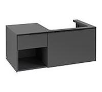 Villeroy und Boch Subway 3. 1930 C57101VR 100,1x42,25x51,6cm, sans LED / poignée Volcano noir, graphite