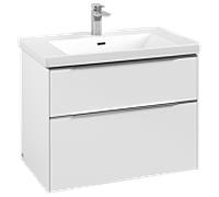 Villeroy und Boch Subway 3. 1930 C57400VF 77,2x57,6x47,8cm, sans LED / poignée aluminium brillant, blanc pur