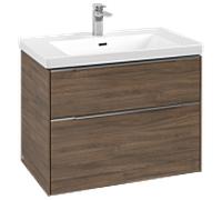 Villeroy und Boch Subway 3. 1930 C57400VH 77,2x57,6x47,8cm, sans LED / poignée aluminium brillant, chêne arizona