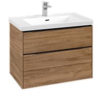 Villeroy & Boch – Meuble sous-vasque Subway 3.0 C57401RH 2 tiroirs 77,2×57,6×47,8 cm sans LED