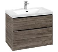 Villeroy und Boch Subway 3. 1930 C57401RK 77,2x57,6x47,8cm, sans LED / poignée Volcano black, stone oak