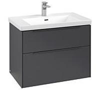 Villeroy und Boch Subway 3. 1930 C574L2VR 77,2x57,6x47,8cm, avec LED / poignée monochrome, graphite