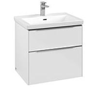 Villeroy und Boch Subway 3. 1930 C576L0VE 62,2x57,6x47,8cm, avec LED / poignée aluminium brillant, blanc brillant