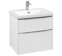 Villeroy und Boch Subway 3. 1930 C576L0VF 62,2x57,6x47,8cm, avec LED / poignée aluminium brillant, blanc pur