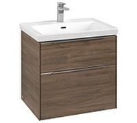 Villeroy und Boch Subway 3. 1930 C576L0VH 62,2x57,6x47,8cm, avec LED / poignée aluminium brillant, chêne arizona