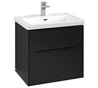Villeroy und Boch Subway 3. 1930 C576L1VL 62.2x57.6x47.8cm, avec LED / poignée Volcano black, Volcano black