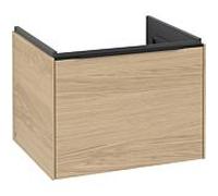 Villeroy und Boch Subway 3. 1930 C57701VJ 57,2x42,9x47,8cm, sans LED / poignée Volcano noir, chêne nordique