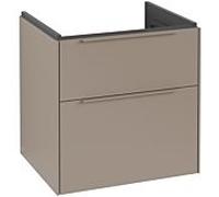 Villeroy und Boch Subway 3. 1930 C578L2VM 57,2x57,6x47,8cm, avec LED / poignée monochrome, taupe